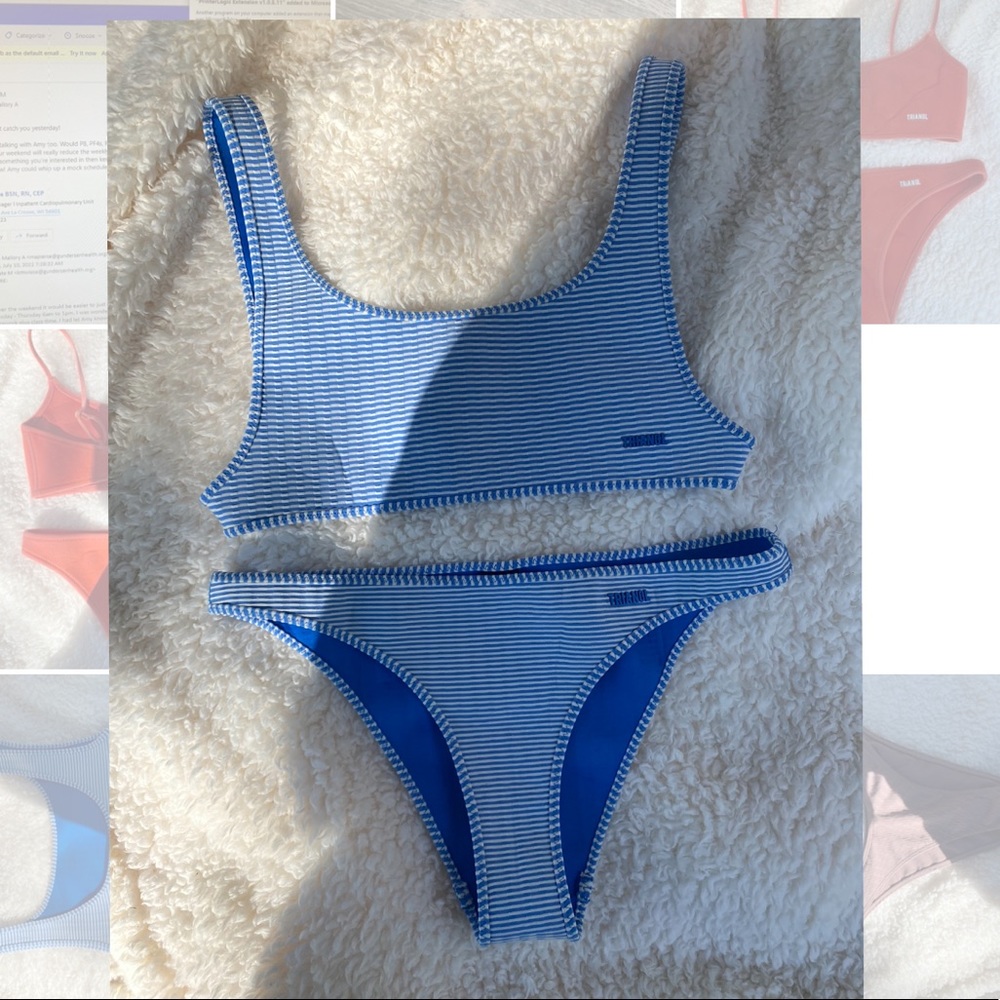 Gently used triangl swimsuit